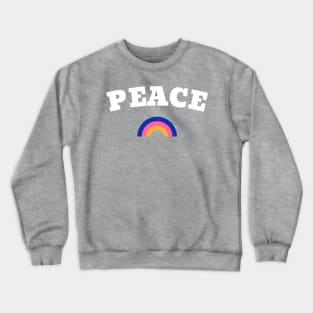 Peace Rainbow Retro Crewneck Sweatshirt